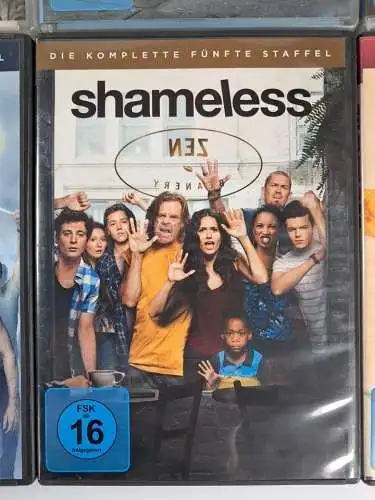 6 DVD Boxen: Shameless Staffel 1-6, Paul Abbott, William H. Macy, Serie