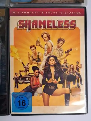 6 DVD Boxen: Shameless Staffel 1-6, Paul Abbott, William H. Macy, Serie