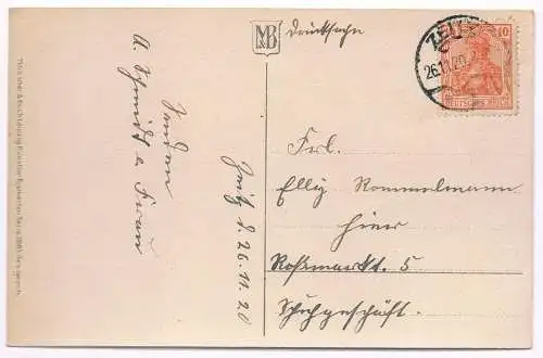 AK Herzlichen Glückwunsch zum Geburtstage. Postkarte, ca. 1920, gebraucht, gut