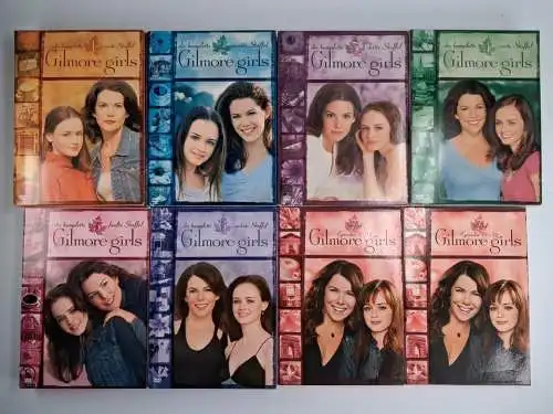 8 DVD-Boxen: Gilmore Girls - Die komplette Serie, Staffel 1-7, vollständig