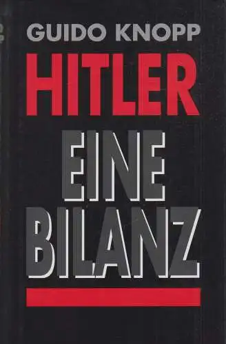 Buch: Hitler, Knopp, Guido, 1995, Siedler, Eine Bilanz, gebraucht, gut