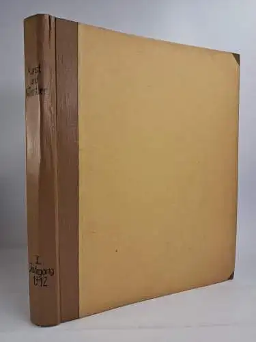 Buch: Kunst und Künstler Jahrgang X, 1912, Karl Scheffler, Bruno Cassirer Verlag