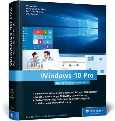 Buch: Windows 10 Pro - Das umfassende Handbuch, 2016, Rheinwerk Computing