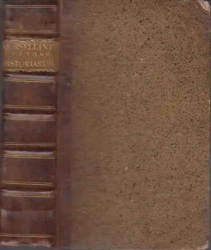 Buch: Historiarium, Torsellini, Orazio, 1730, Poolsum, Band 10, Ab origine mundi