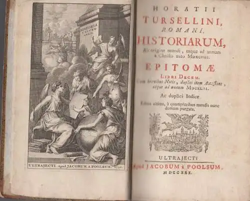 Buch: Historiarium, Torsellini, Orazio, 1730, Poolsum, Band 10, Ab origine mundi