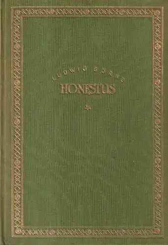 Buch: Honestus. Börne, Ludwig, Eigenbrödler Verlag, gebraucht, gut