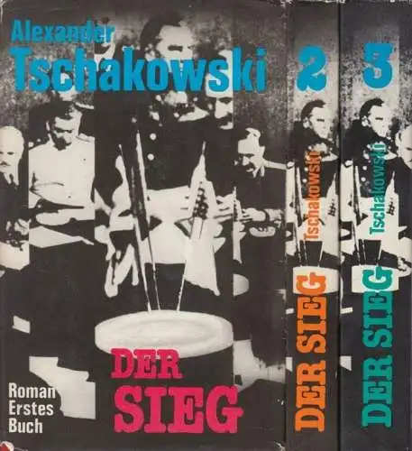 Buch: Der Sieg, Tschakowski, Alexander. 3 Bände, 1981, Verlag Volk und Welt