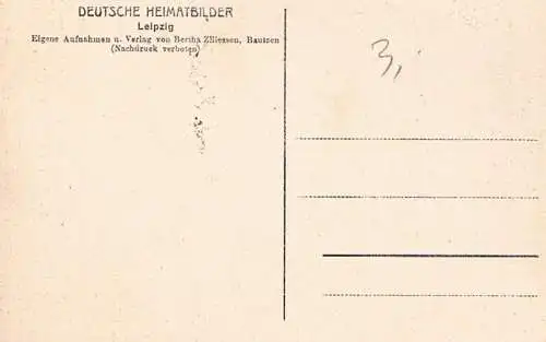 AK Leipzig. Das Karvatidenportal des Augusteums, Postkarte, gebraucht, gut