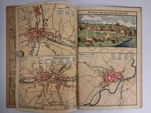 Atlas: Heimat-Atlas des oberen Vogtlandes, Paul Pohle, A. Knell, Plauen