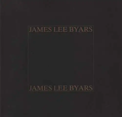 Ausstellungskatalog: James Lee Bears, 1982, Westfälischer Kunstverein, sehr gut