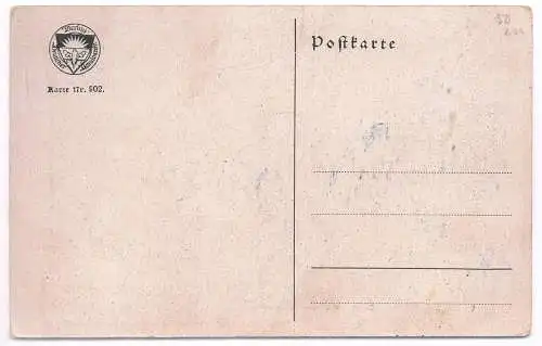 AK Herr Vater, Frau Mutter, daß Gott euch behüt!, Postkarte, gebraucht, gut