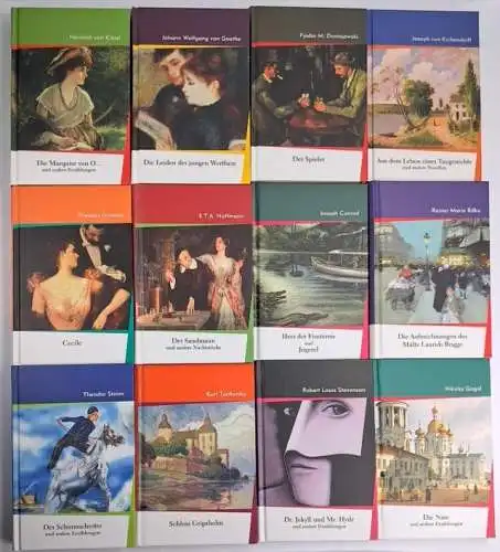 13 Bücher Klassiker vom Tandem Verlag: Poe, Stevenson, Kleist, Goethe, Rilke ...