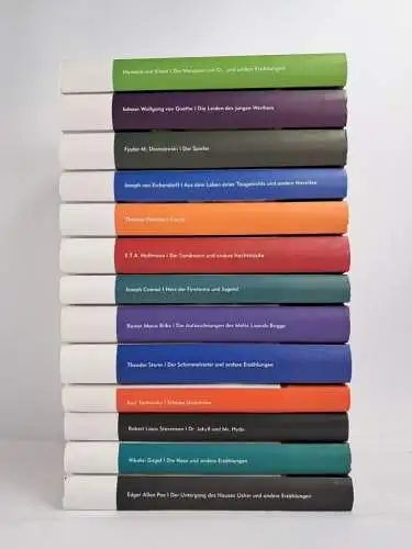 13 Bücher Klassiker vom Tandem Verlag: Poe, Stevenson, Kleist, Goethe, Rilke ...