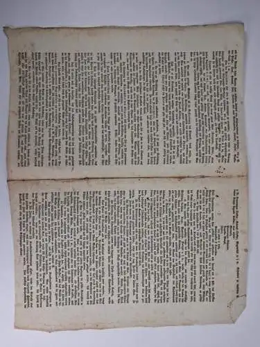 Faltblatt: Anweisung zur Erhaltung der Gesundheit ... bei Cholera-Epidemie, 1831