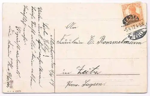 AK Ein frohes Osterfest. Postkarte, ca. 1917, Osterkarte, gebraucht, gut