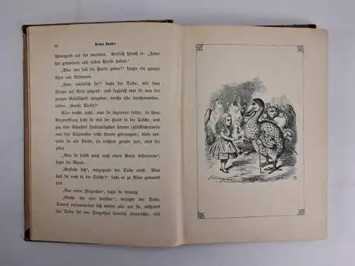 Buch: Alice's Abenteuer im Wunderland, Carroll, Lewis. 1889, Eduard Wartigs Vlg.