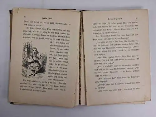 Buch: Alice's Abenteuer im Wunderland, Carroll, Lewis. 1889, Eduard Wartigs Vlg.