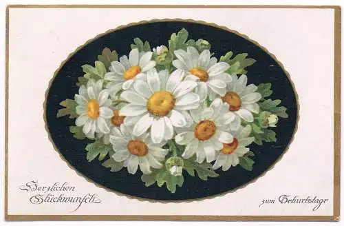 AK Herzlichen Glückwunsch zum Geburtstag. Postkarte, ca. 1920, gebraucht, gut