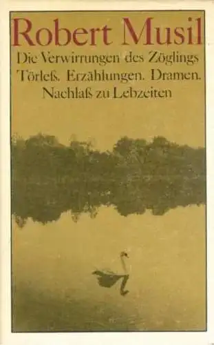 Buch: Die Verwirrungen des Zöglings Törleß, Musil, Robert. 1976, gebraucht, 8636
