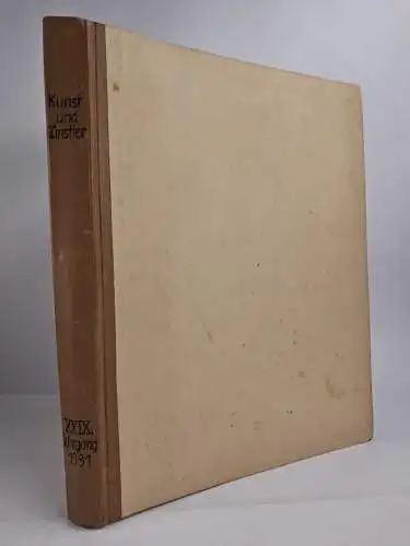 Buch: Kunst und Künstler Jahrgang XXIX, 1931, Karl Scheffler, Bruno Cassirer