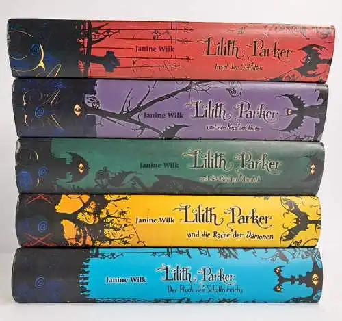 Buch: Lilith Parker 1-5 (komplett), Janine Wilk, Planet Girl, 5 Bände, Fantasy