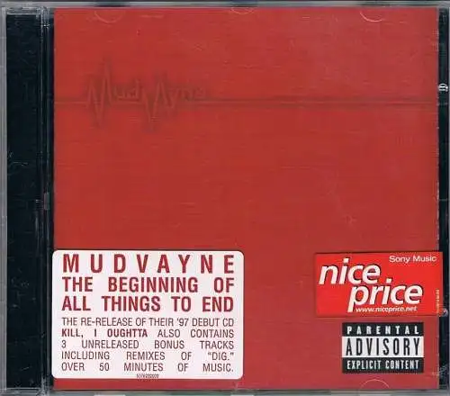 CD: Mudvayne - The Beginning Of All Things To End, 2002, Epic, gebraucht, gut