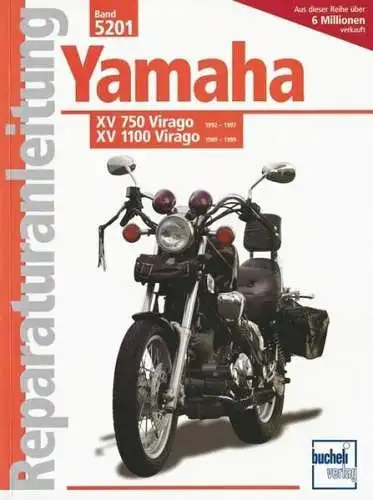Buch: Reparaturanleitung Yamaha XV 750 Virago 92-97 / XV 1100 Virago 89-99