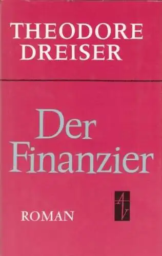 Buch: Der Finanzier, Dreiser, Theodore. Trilogie der Begierde, 1977