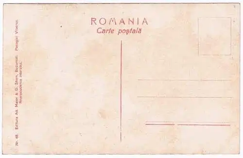 AK Romania, No. 48. Postkarte, gebraucht, gut, ungelaufen, rumänische Frau