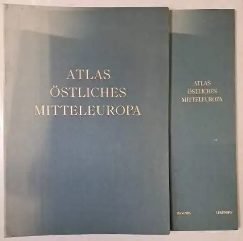 Buch: Atlas östliches Mitteleuropa, 2 Bände, Th. Kraus, 1959, Velhagen & Klasing