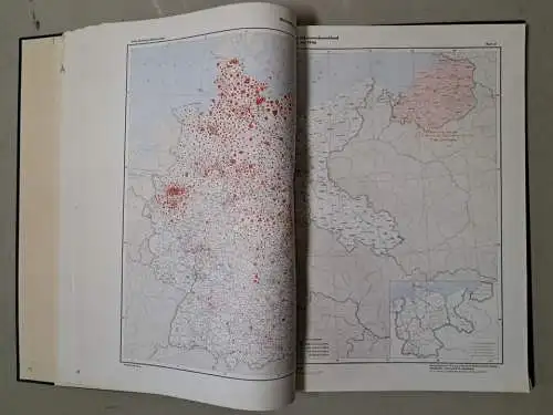 Buch: Atlas östliches Mitteleuropa, 2 Bände, Th. Kraus, 1959, Velhagen & Klasing