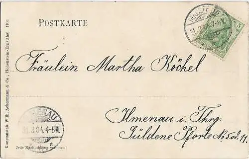 AK Gruss aus Malsfeld. Bez. Cassel Bahnhof. Grosse Fuldabrücke. ca... Postkarte