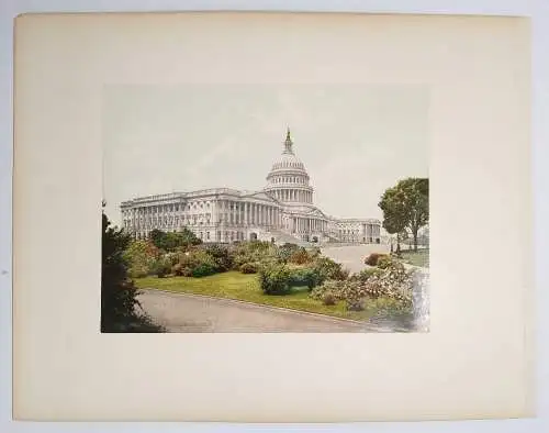 Foto: The White House, Washington / The Capitol at Washington. Detroit, ca. 1899
