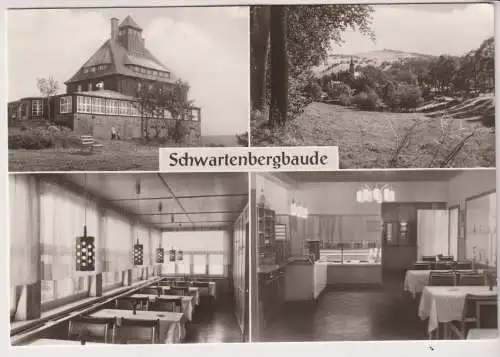 AK Schwartenbergbaude. Neuhausen (Erzgebirge), 1978, Bild und Heimat, Fotokarte