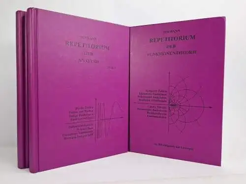 Buch: Repetitorium der Analysis 1+2 / Funktionentheorie, Timmann, Binomi, 3 Bde