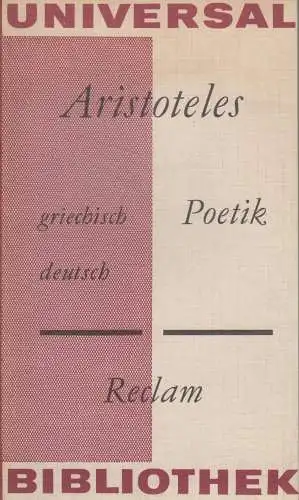 Buch: Poetik, Aristoteles. Reclams Universal-Bibliothek, 1979, gebraucht, gut