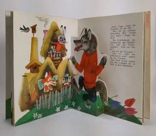 Buch: Das Tierhäuschen. 1983, Verlag Malysch, Russisches Volksmärchen