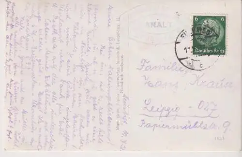 AK Ranalt, ca. 1938, Much Heiss, Alpiner Kunstverlag, gelaufen, gebraucht, gut