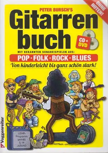 Buch: Peter Bursch's Gitarrenbuch, Mit CD + DVD, ohne Noten, 2020, Voggenreiter