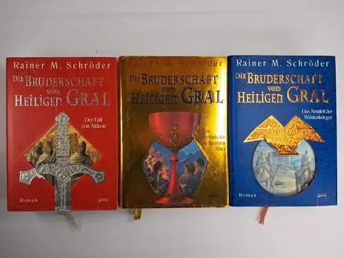 Buch: Die Bruderschaft vom Heiligen Gral 1-3 (komplett), Rainer M. Schröder