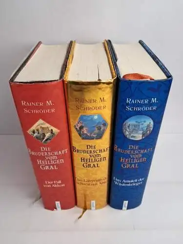 Buch: Die Bruderschaft vom Heiligen Gral 1-3 (komplett), Rainer M. Schröder