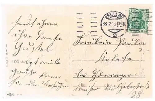 AK Die besten Glückwünsche zum Geburtstage, Postkarte. Geburstagskarte, 1915