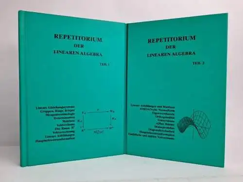 Buch: Repetitorium der linearen Algebra 1+2, Detlef Wille, 2 Bände, Binomi