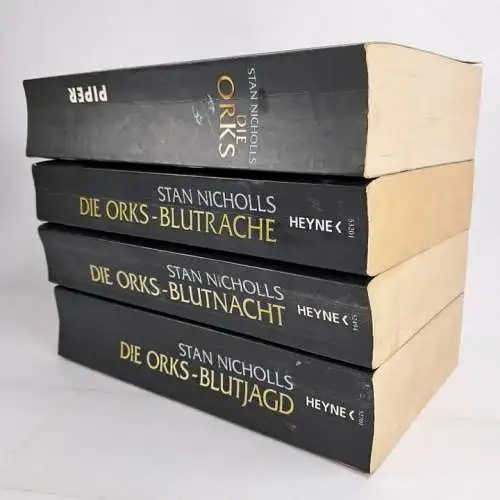 Buch: Die Orks 1-4 (komplett), Stan Nicholls, Blutrache, Blutnacht, Blutjagd