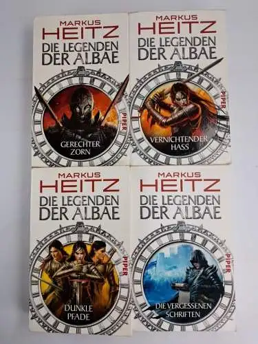 4 Bücher Die Legenden der Albae 1-3 + Die Vergessenen Schriften, Markus Heitz