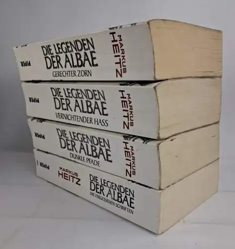 4 Bücher Die Legenden der Albae 1-3 + Die Vergessenen Schriften, Markus Heitz