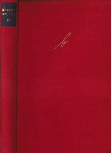 Buch: Stücke. Band III, Brecht, Bertolt. 1962, Aufbau-Verlag, Dreigroschenoper