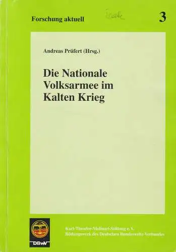 Buch: Die Nationale Volksarmee im Kalten Krieg, Prüfert, Andreas, 1995