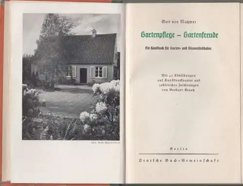 Buch: Gartenpflege - Gartenfreude, Gert von Natzmer, Deutsche Buch-Gemeinschaft