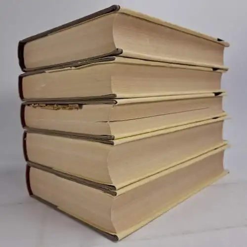 Buch: Bertolt Brecht - Werke in fünf Bänden, 1975, Aufbau-Verlag, 5 Bände